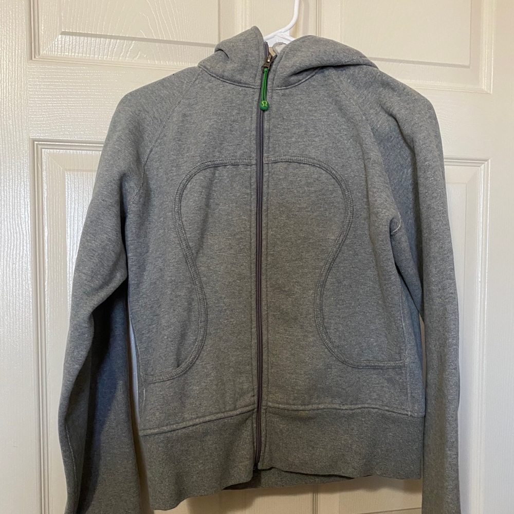 Lululemon Logo Zip Hoodie size 12